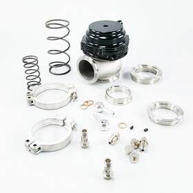 1st-racing 09xx6913bkus For 44mm External Wastegate Mvr V-band Flange Turbo Black 14psi Springs &7psi