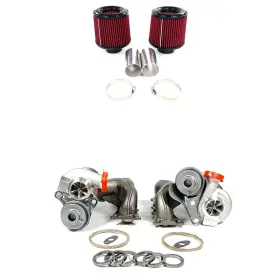 09xxtk331 1st-racing Tk299us Upgraded Td04-19t V3-2 Billet Turbos 2.25 Inch Air Filters For Bmw 3.0l N54 335i Xi