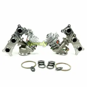 09xxtk341 1st-racing Set Of 2 Td04l 19t V4-2 Billet 6 Turbos Divided For Bmw 335i Xi 3.0l Lhd N54