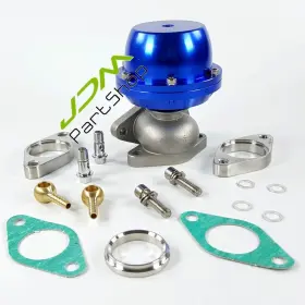 6904buhk789 1st-racing 2 Bolt External 38mm Turbo Manifold Wastegate Flange Kit Adjustable Spring 8psi