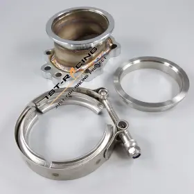 Gt28r 1st-racing 8bv30 #l23 T25 T28 Gt25 Gt28 Gt25r 8 Bolt 3 Inch V Band Exhaust Adaptor Clamp Set