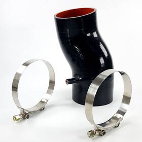 1st-racing Tk069 #l24 4 Inch Air Intake Tube Pipe Clamps For 99.05-03 Ford Powerstroke 7.3l Gtp38 Upgraded