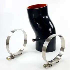 Gtp38 1st-racing Tk069 #l24 4 Inch Air Intake Tube Pipe Clamps For 99.05-03 Ford Powerstroke 7.3l Upgraded
