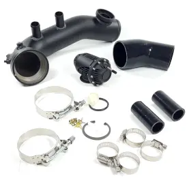 Tk205hk789 1st-racing Intake Charge Pipe Ssqv Bov Kit For 2007-10 Bmw N54 135i 335i 335xi 3.0l Black