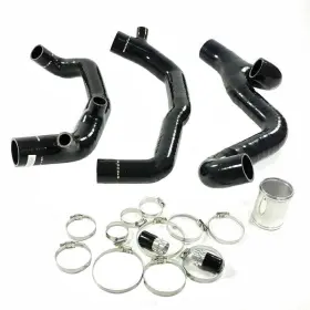 Tk280bk 1st-racing 2 Inch Turbocharger Inlet Outlet Silicone Hoses For Bmw N54 335i 335xi 3.0l Black