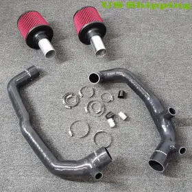 Tk291 1st-racing Red Hi Flow Cone Air Filter Kit 1.75 Inch Inlet Fit Bmw N54 135i 335 X I 535 3.0