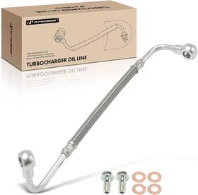 A-premium Aptol117 A-premium Turbocharger Oil Line Compatible With Chevrolet Silverado