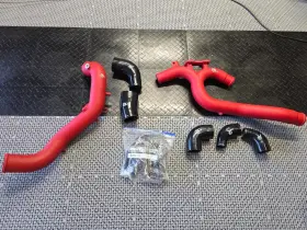 46-20504-r-g70 Afe Power Bladerunner Genesis G70 3.3 Aluminum 3 Inch Charge Pipe Kit Red 2022