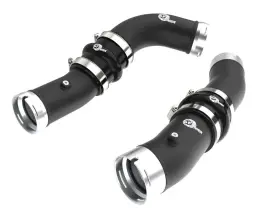 46-20724-b Afe Power Bladerunner 2-1/2 In And 3 Aluminum Hot Cold Charge Pipe Kit Blac