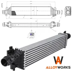 1302263 Alloyworks For 2013-2021 Buick Encore Chevrolet Trax Ls Lt 1.4l Intercooler Turbocharged