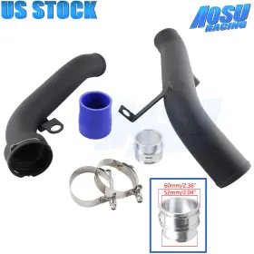 Exp005-bk-thw Aosuracing For Vw Golf Gti Mk5 Audi Tt A3 2.0t Aluminum Turbo Discharge Pipe Conversion Kit