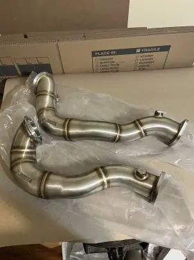 Arm 135is 335is 3 Inch Turbocharge Exhaust Pipe For 2007 E90 E91 E92 E93 I6 3.0l N54 335i