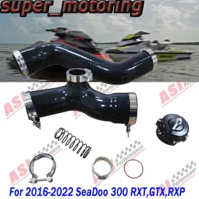 Rs17120-tk-tv Asi Performance Fit Seadoo 300 Intercooler Hoses With Bov Port 2016-2022 Rxt Gtx Rxp