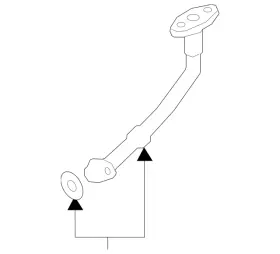 04l-145-736-h Audi Genuine Oil Return Line