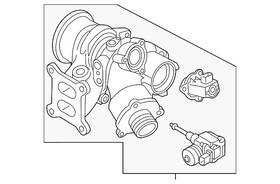 Audi 06k-145-874-p Genuine Turbocharger