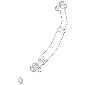 Audi 06q-145-735-d Genuine Outlet Pipe
