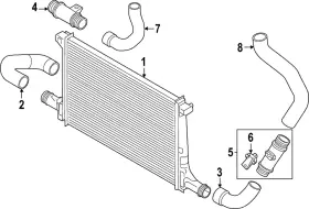 4m0-145-762-b Audi Genuine Pressure Pipe