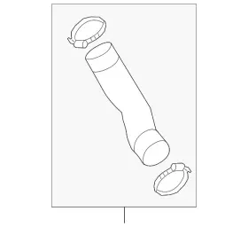 4n0-145-709-aa Audi Genuine Inter-cooler Hose