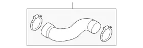 4n0-145-738-m Audi Genuine Inter-cooler Hose