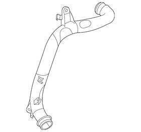 Audi 5wa-145-840-d Genuine Air Pipe