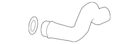 7l6-145-738-a Audi Genuine Inter-cooler Hose
