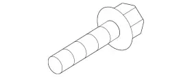 N-906-439-07 Audi Genuine Support Bolt