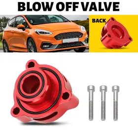 Iej-kel-69841 Auxito Red Bov Blow Off Valve Adapter For Ford Mustang Fusion Ecoboost Fiesta Escape St