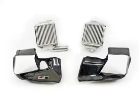 4510-11040 Awe Tuning For Audi 2.7t Performance Intercooler Kit - With Carbon Fiber Shrouds