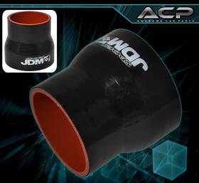 Awesomecarparts Cpl-1374br-766-j6 3.5 Inch To 3 Straight Reducer Blk Red Silicone Coupler Hose Pipe High Temp Quality