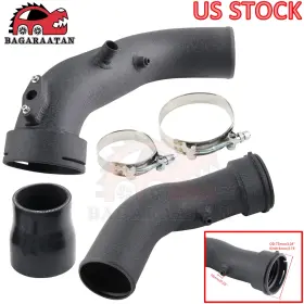 Aim004-bk-b Bagaraatan Aluminum Black Air Intake Turbo Charge Pipe For Bmw M235i M2 M135i N55 2012-2016