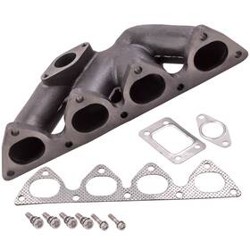 Bfo 4ao387 New Cast Iron Manifold For Honda Civic 1988-2000 B16/ B18 Engine Fit T3 T4 Turbo