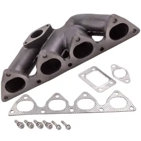 4ao387 Bfo New Cast Iron Manifold For Honda Civic 1988-2000 B16/ B18 Engine Fit T3 T4 Turbo