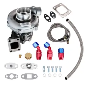 78jcr1 Bfo T04e T3/t4 A/r.63 5-bolt 400 Hp Stage Iii Turbo Oil Feed Line Return