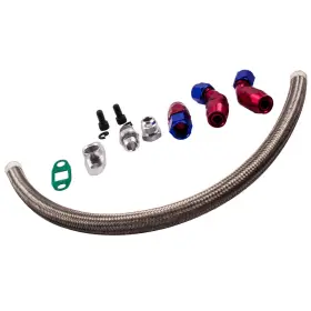 8g4wn5 Bfo Turbocharger Oil Feed Return Lines 14mm For T3 T4 T70 T66 T04e Complete Kit