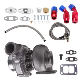 9p0tzm Bfo T70 .70 A/r T3 V Band Flange Universal Turbocharger Up To 500hp Complete Turbine