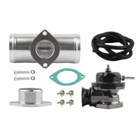 E4tplr Bfo Universal Aluminum Type-rs Turbo Blow Off Valve Bov Kit 2.5 In Flange Tube Pipe