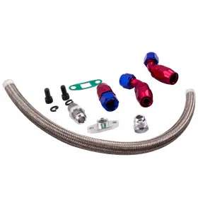 Fy78ba Bfo Performance Oil Feed Return Line Set For T3/t4/t70/t66 Turbocharger Steel