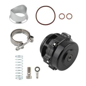 Bfo G43dfu 50mm Blow Off Valve V-band Clamp Flange Black Universal Aluminum Turbo Bov