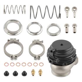 Bfo I39yvp 44mm External Wastegate V-band Flange Turbo 14psi Springs Black
