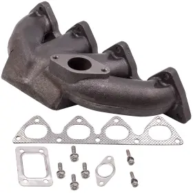 J2z79b Bfo 1x Cast Iron For Honda B-series Turbo Manifold 88-00 Civic B16/b18