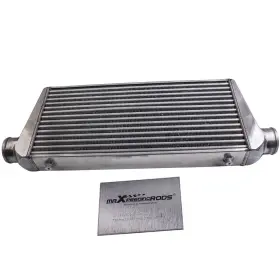 K5alf9 Bfo 24 Inch X12 X3 Aluminum Intercooler Universal 600 X 300 76mm 3 I/o Silver