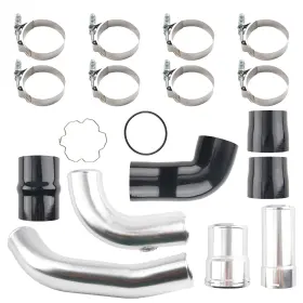 Lewji1 Bfo Sliver Intercooler Piping Kit For Ford F-250 F-350 6.7l Powerstroke 2011-2016