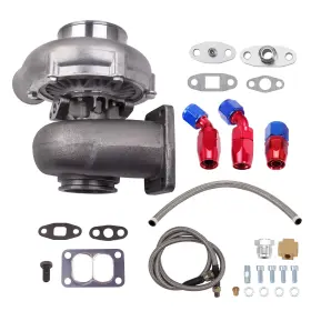 Ly9w0j Bfo Oil Feed Line Turbo Drain Return Complete Kits T70 .70 A/r Turbocharger