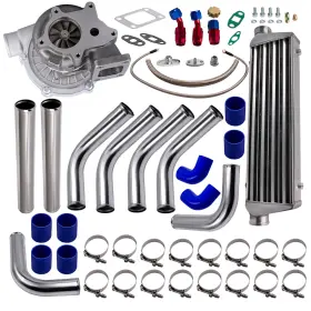 Ma1tbk Bfo T3/t4 T04e A/r.63 400 Hp Stage Iii Turbocharger Intercooler Piping Oil Line Kit