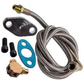 Ml90dw Bfo 41 Inch 90 Degree Oil Feed Line -4an Male T3 T4 T3/t4 T04e T70 T66 T67 Gt45 New
