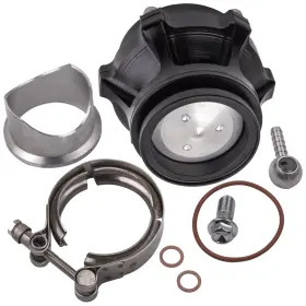 Qumg34 Bfo 50mm Aluminum Turbo 360 Degree Blow Off Valve 35 Psi Boost Bov Kit With Adapter
