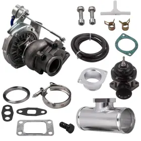 R5th6k Bfo Universal T3 T04e V-band Turbocharger 4 Bolt Flange Wastegate Blow Off Valve