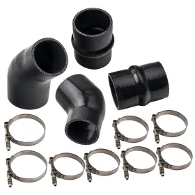 T1l8x6 Bfo Heavy Duty Silicone Intercooler Boot Kit For Dodge Ram 5.9l 1994 1995 1996-2002