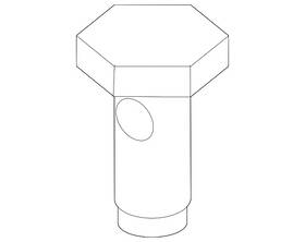 Bmw 11-42-8-627-197 Genuine Oil Inlet Tube Bolt