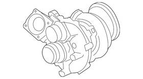 Bmw 11-65-5-a2a-205 Genuine Turbocharger